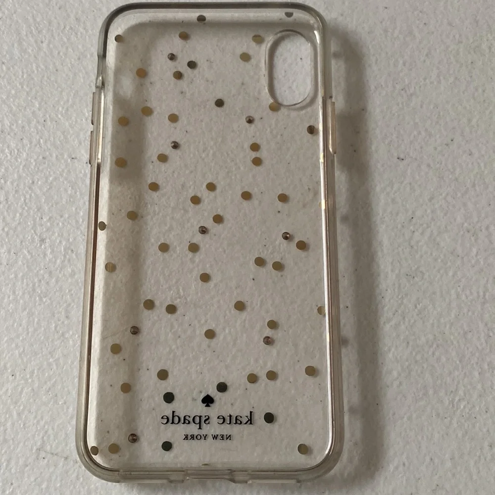 NEW Glass+ Screen Protector for iPhone X/Xs and a Gently Used Kate Spade X case